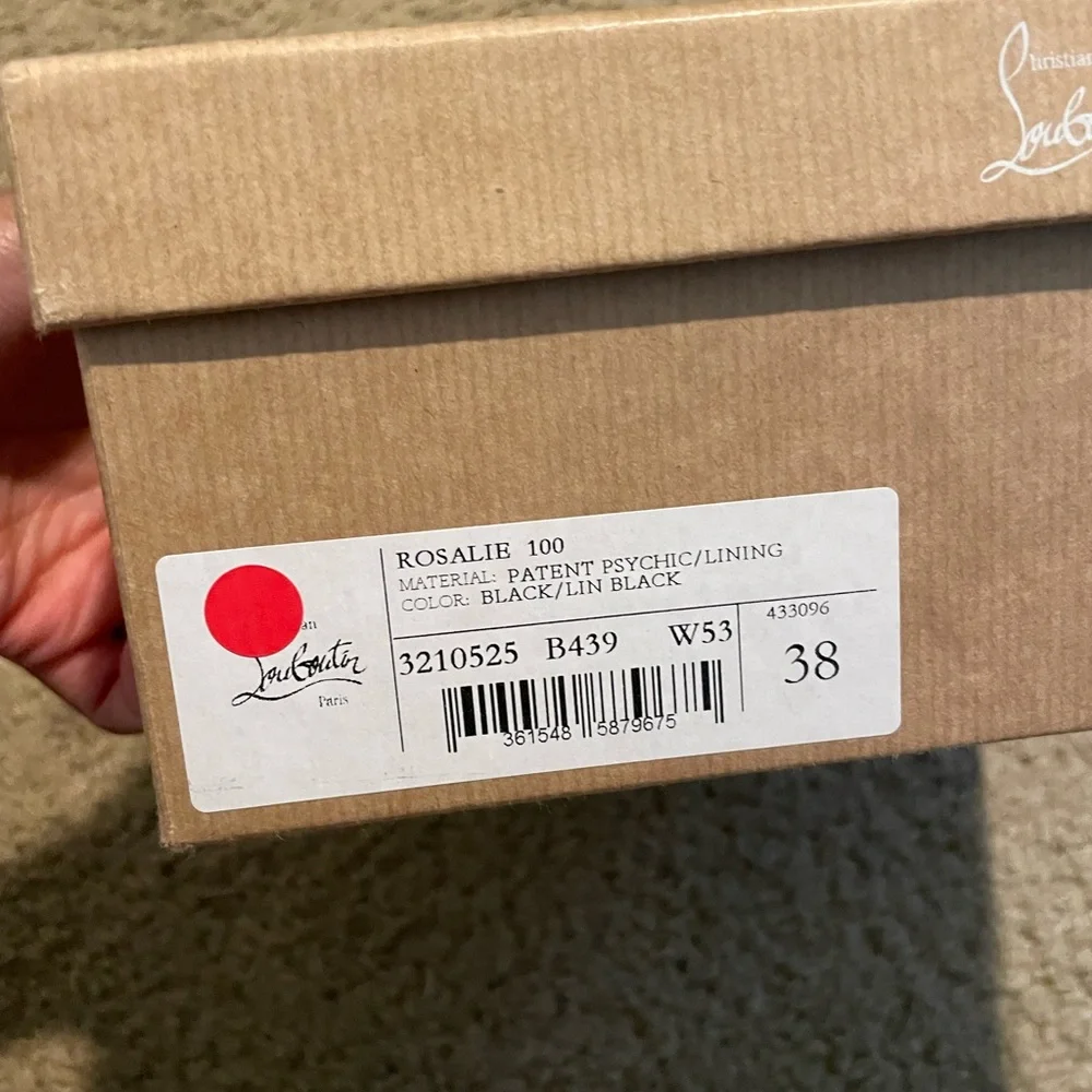 Christian Louboutin Black Elegant Heels - Picture 3 of 6